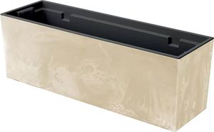 Prosperplast Urbi Case Beton Effect Collection 58x18x19.5 Cm Blumentopf Durchsichtig  Durchsichtig One Size