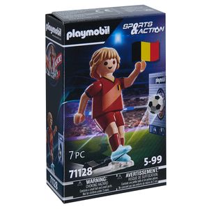 PLAYMOBIL 71128 Fu?ballspieler Belgien