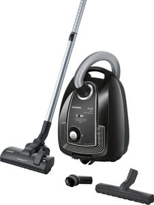 Siemens VSP3SIL66M Bodenstaubsauger mit Beutel iQ300 Plus Schwarz