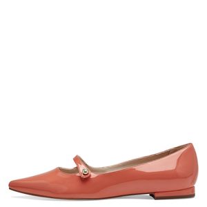 Tamaris Damen Ballerina Mary Jane Spange Lack spitze Form 1-22101-42, Größe:40 EU, Farbe:Orange