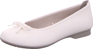 Jana Damen Ballerinas 22891-37, 22891-38, 22891-39, 22891-40 JAN-22163 WHITE 39 [Schuhe Frau]