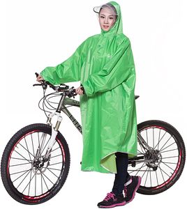 Bike Fahrrad Regenjacken Regenponcho Wasserdicht Regenmantel für Die Jagd Camping Freizeit Regenmäntel Regencape Grün 3XL
