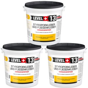Styroporkleber 60Kg Korkkleber Renovieren Dispersionkleber Für Dekorplatten LEVEL+ RM13