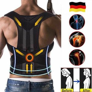 Melario Rückenbandage Rückenhalter Haltungskorrektur Gürtel Rücken Stabilisator Büste Umfang 100-115cm