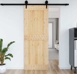 vidaXL Dvere NARVIK 85x210 cm z masívneho borovicového dreva