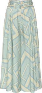 LASCANA Hosenrock mint-gelb-blau bedruckt Größe 34 LASCANA Hosenrock mint-gelb-blau bedruckt Größe 34