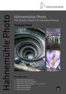 Hahnemühle Photo Sample Pack - DIN A3+ - 5 Qualitäten  - 10 Blatt