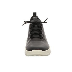 Ecco Dámske šnurovacie topánky športové gumová podrážka čierna
