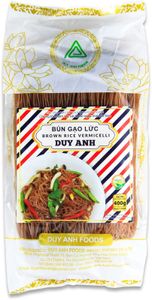[ 400g ] DUY ANH FOODS Braune Reis Vermicelli / Reisnudeln / Brown Rice Vermicelli / Rice Noodles / Bun Gao Luc