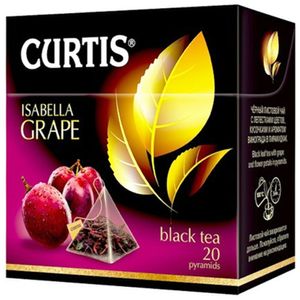 Curtis schwarzer Tee Isabella Grape 20 Pyramidenbeutel Pyramid Tea
