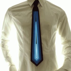 Soundaktivierte LED-Krawatte Ice Party-Krawatte