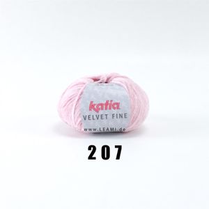 Katia Velvet fine (50g/160m), 207 pink
