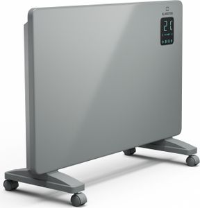 Klarstein Bansin Smart Konvektor-Heizung, 1500 W, Wandmontage/Freistehend, App-Steuerung, Energieeffizient, Überhitzungs- und Frostschutz, Kindersicherung, Led-Anzeige, Elektroheizung für 30 m²