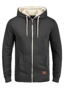 BLEND BHHulker Teddy Herren Sweatjacke Kapuzen-Jacke Zip-Hoodie Pullover mit Teddy-Futter