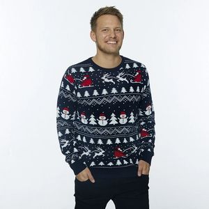 UglyXmas Weihnachtspullover Damen & Herren Christmas Sweater "Stilvolle Weihnachten" Größe XL