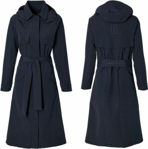 Basil Fahrrad Regentrenchcoat Mosse night blue, Gr. XL, Damen