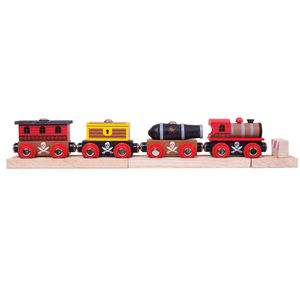 Pociąg piracki Bigjigs Rail + 3 tory