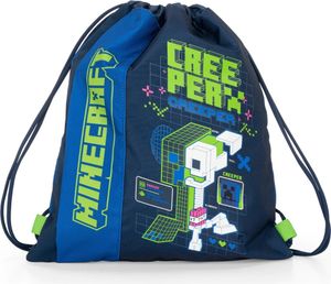 Minecraft Creeper-Anatomy Neon-Schultasche, 42 x 34 cm