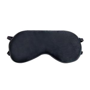 INF Maska na spaní nastavitelná moruše hedvábná černá
