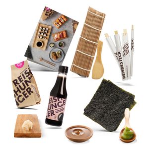 Reishunger Sushi Box (8-teilig, 4 Personen) - Zutaten Set für Sushi selber machen