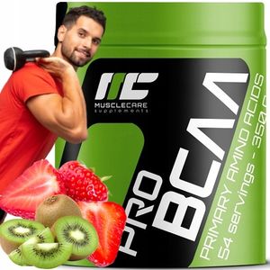 AMINOKWASY Muscle Care Pro BCAA regeneracja truskawka kiwi 350 g