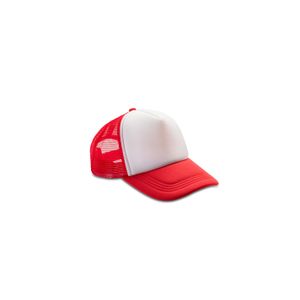 Netzkappe Detroit œ Mesh Truckers Cap - Farbe: Red/White - Größe: One Size