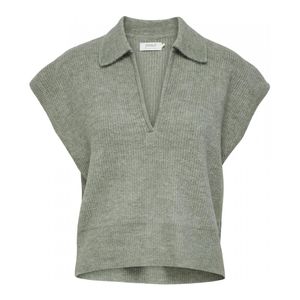 Only Pullover Damen ONLMAYSE S/L POLO PULLOVE Größe M, Farbe: 213591 Seagrass