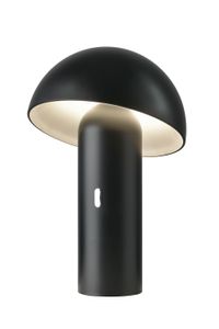 Sompex LED Tischleuchte Svamp akkubetrieben dimmbar Schwarz
