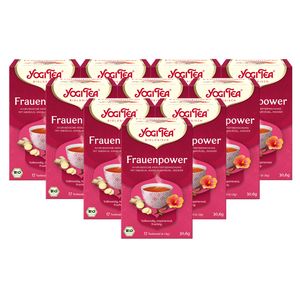 Yogi Tea, Bio Frauen Power, 17 Teebeutel - 10er Pack (10 x 30,6 g)