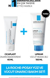 MNZ-Gesichts- und Körperpflegeset: Cicaplast Repairing Care Cream 40 ml & Lipikar Body Washing Gel 100 ml