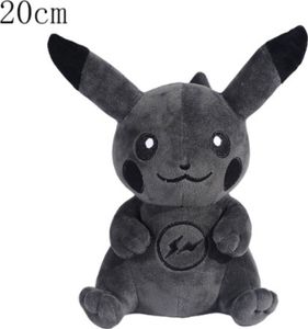 Pikachu Black Plüschtier 20 cm – Pokémon Kuscheltier – Weiches Spielzeug Kinder