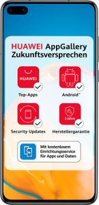 Huawei Smartphone P40 15,5 cm (6,1 palca), 8 GB RAM, 128 GB pamäte, farba: čierna