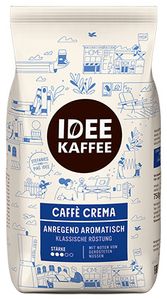Kaffee IDEE KAFFEE Caffè Crema Anregend Aromatisch, 750g Bohnen