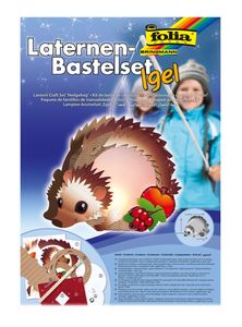 folia Laternen Bastelset "Igel"