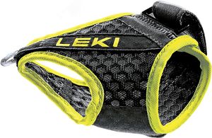 LEKI Shark Frame Strap Mesh Paarweise black neon yellow (S-M-L) Ersatz Schlaufe Handschlaufe Ersatzteile Stöcke Zubehör