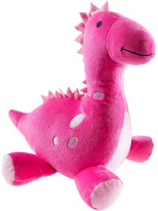 Heunec Spielwaren Dinosaurier pink liegend, 25 cm Kuscheltiere Dinosaurier Teddies & Plüschfiguren sw13116