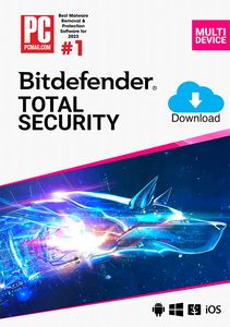 Bitdefender Total Security | 5 Geräte | 1 Jahr | PC/Mac/Android/iOS | Download-Version