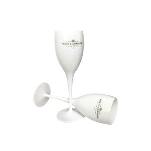 Moët Chandon Champagner Gläser 2x Set Weinglas weiß gold Champagnergläser Luxus