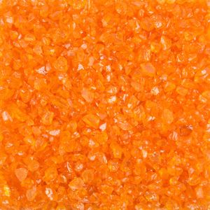 Glasgranulat, Glassplitt 1-2 mm orange 1 Kg (1 Kg = 3,75EUR) Eurosand