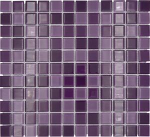 Glasmosaik CM 4888 mix lila 30,2x32,7 cm