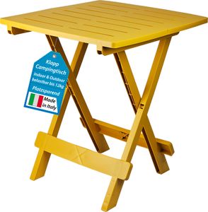 Klapptisch Beistelltisch Terrassen Camping Tisch Klappbar Camper Balkon Gelb Klapptisch Beistelltisch Terrassen Camping Tisch Klappbar Camper Balkon Gelb