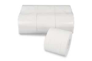 64x Toilettenpapier Klopapier 2lagig Natur Recycling Tissue 250 Blatt Kleinrolle 