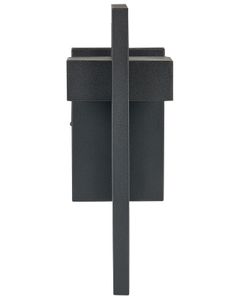 BELIANI LED Wandlampe für den Außenbereich Schwarz Eisen Glas 35 cm Extern Modernes Design Garten Terrasse