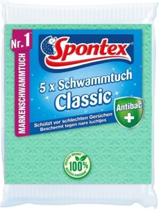 Spontex Tuch Schwammtuch Antibak 5er