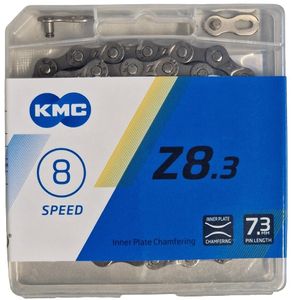 KMC Z8.3 8 Gang Schaltungskette Fahrradkette Kette Fahrrad Missing Link Z-Bridge 1/2" x 3/32" x 114