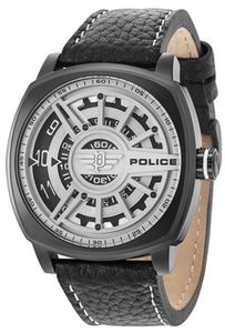 Police Uhr Herren Armbanduhr PL15239JSB.01 Lederband