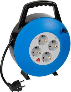 ViVanco™CR 100B Verlängerungskabel 4 AC-Ausgänge Schwarz
