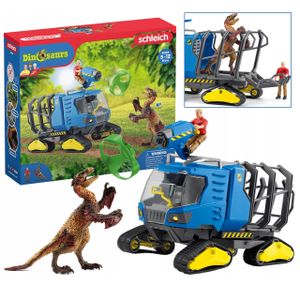 SLH42604 Schleich Dinosaurus - Dinosaurier-Erkundungsfahrzeug, Figuren für Kinder ab 4