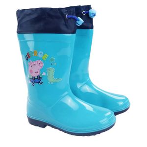 Peppa Wutz George Dino Kinder Jungen Gummistiefel Regenstiefel – 31/32 / Blau