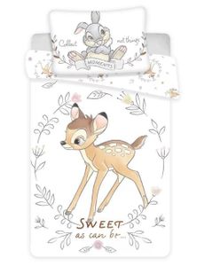 Disney Bambi  Klopfer - Baumwoll-Bettwäsche  - Set 100x135 40x60cm